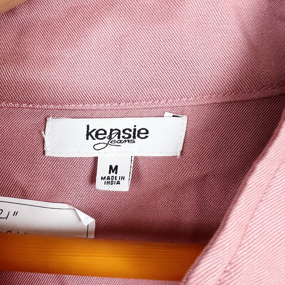 Kensie Rowen Button-Front Utility Jacket In Rose - image 7